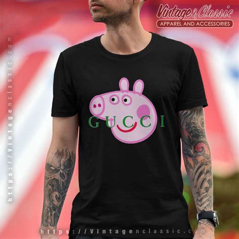 gucci x peppa pig|peppa pig gucci shirt real.